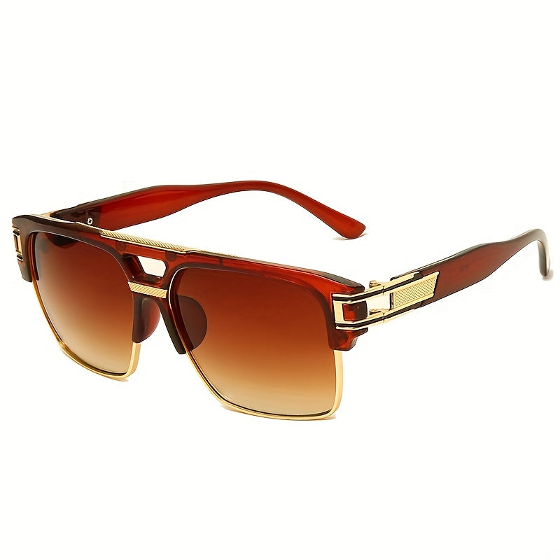 Men's Large Frame Fashion Glasses – Stylish Eyewear for Outdoor Adventures