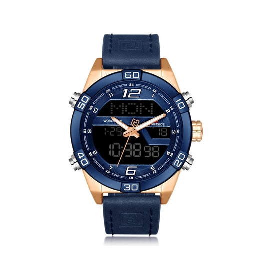 Naviforce Analog Digital Waterproof Watch For Men 9128