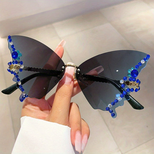 Butterfly Fashion Glasses – Trendy Sunshade for Beach & Party