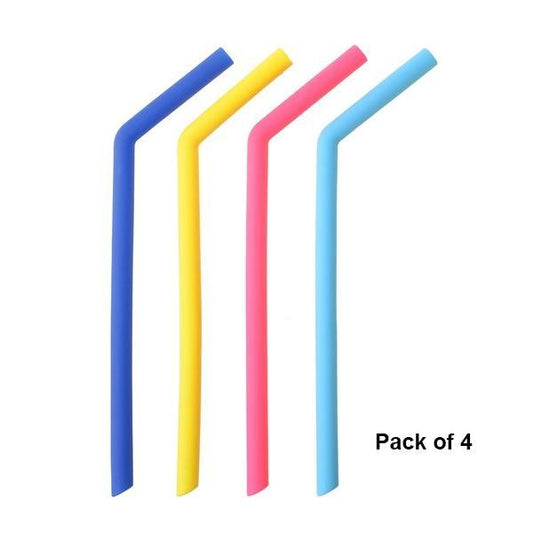 Food Grade Silicone Straws (4pcs)