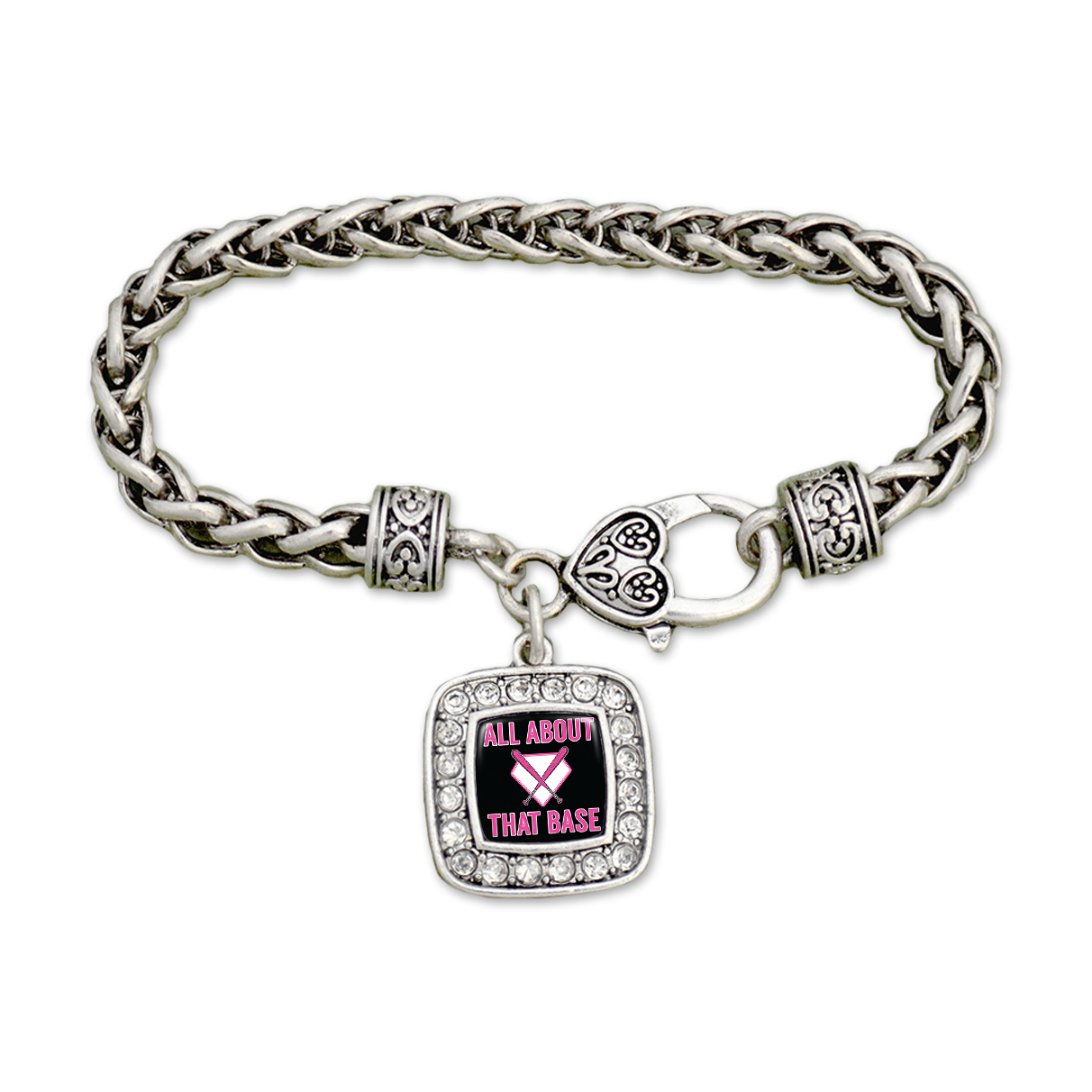 All About That Base Softball Clamp Bracelet