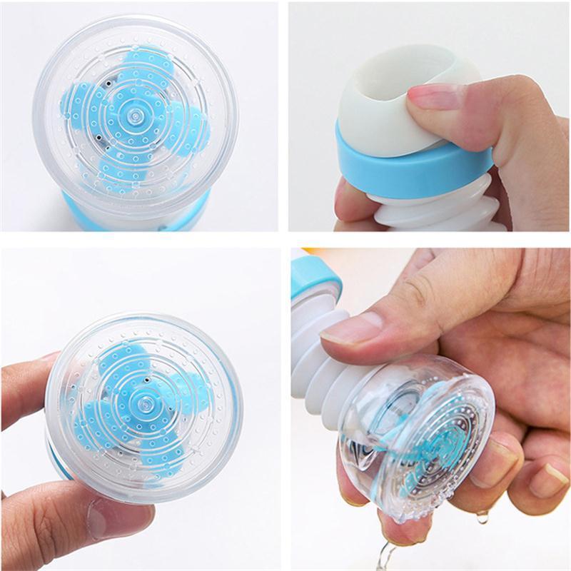 Faucet Anti-Splash Expandable Head Nozzle Bathroom Tap Adjustable Splash Sprinkler Head Sprinkler Water Saving Device Faucet Regulator (Multi Color)