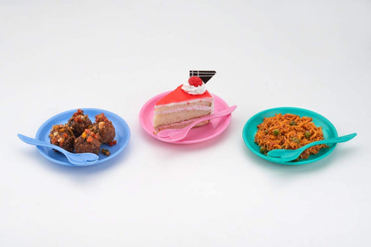 Multipurpose Snack Set 3 pcs - Spoon, Bowl and Dish