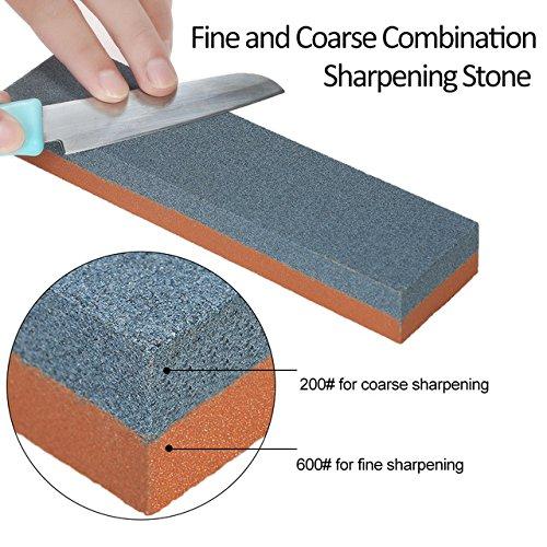 Silicone Carbide Combination Stone Knife Sharpener for Both Knives and Tools