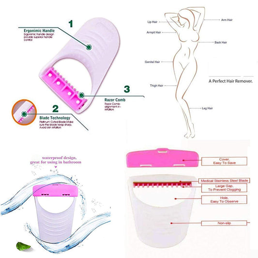 Disposable Body Skin Hair Removal Razor for Women – Pack of 6