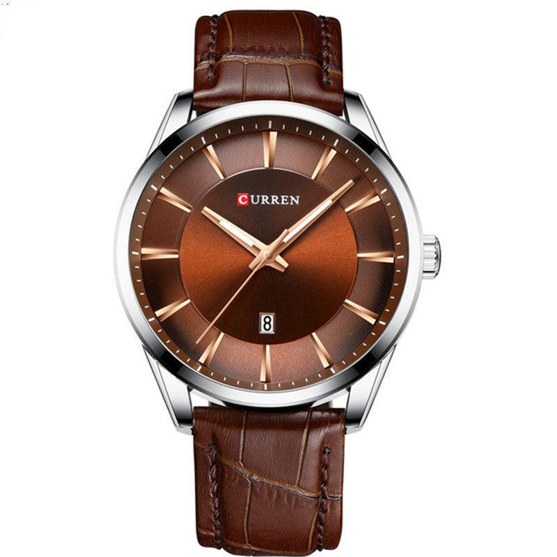 Curren Men's Business Belt Calendar Waterproof Quartz Watch