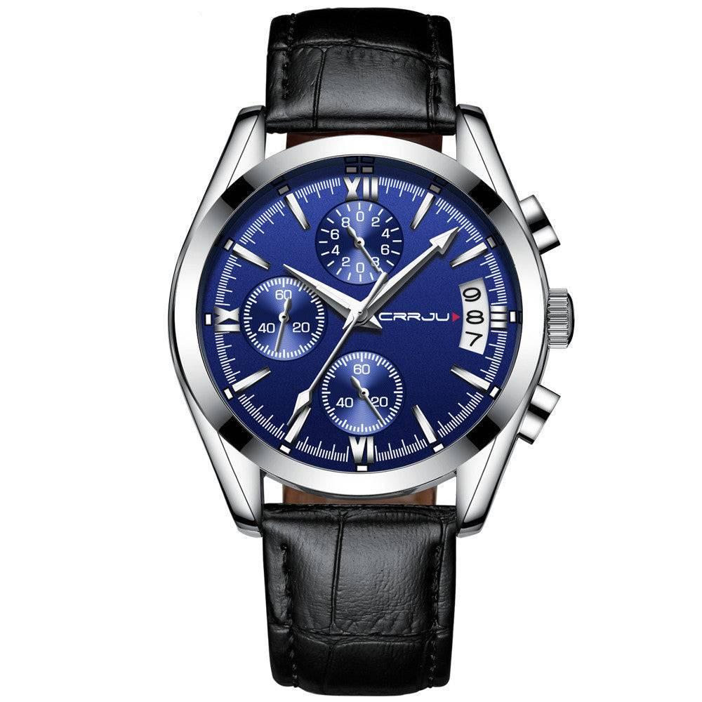 CRRJU Men's belt business casual Quartz watch 2217