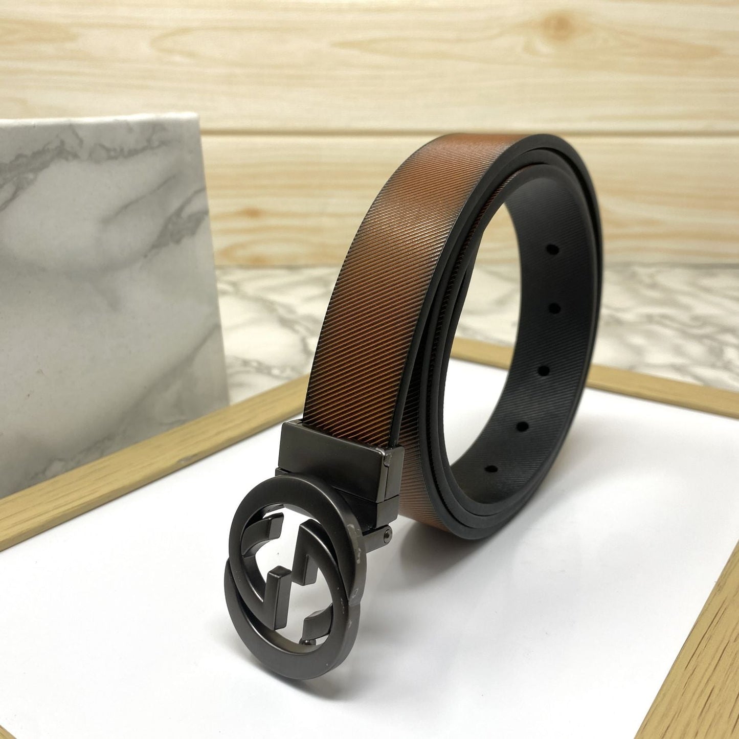 Classic Design Reversible Strap Belt For Men-SunglassesCraft