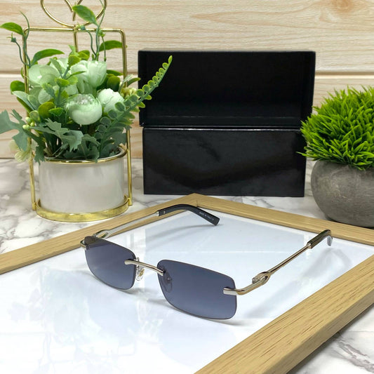 Vintage rimless shades Unisex- SunglassesCraft