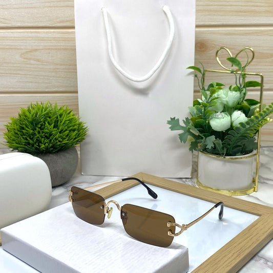 Deringer Rimless Sunglasses For Men And Women-SunglassesCraft