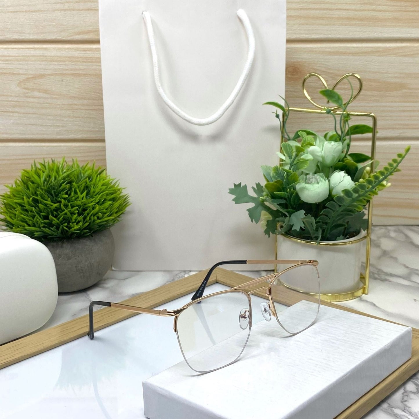 Metallic Style Glasses For Men And Women-SunglassesCraft