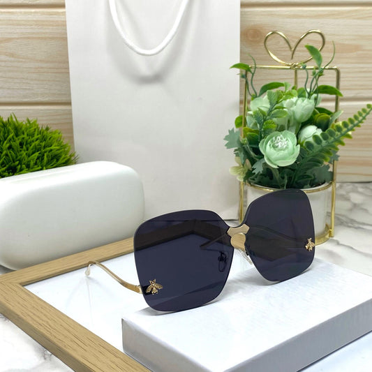 Trendy Oversized Frameless Square Sunglasses Unisex-SunglassesCraft