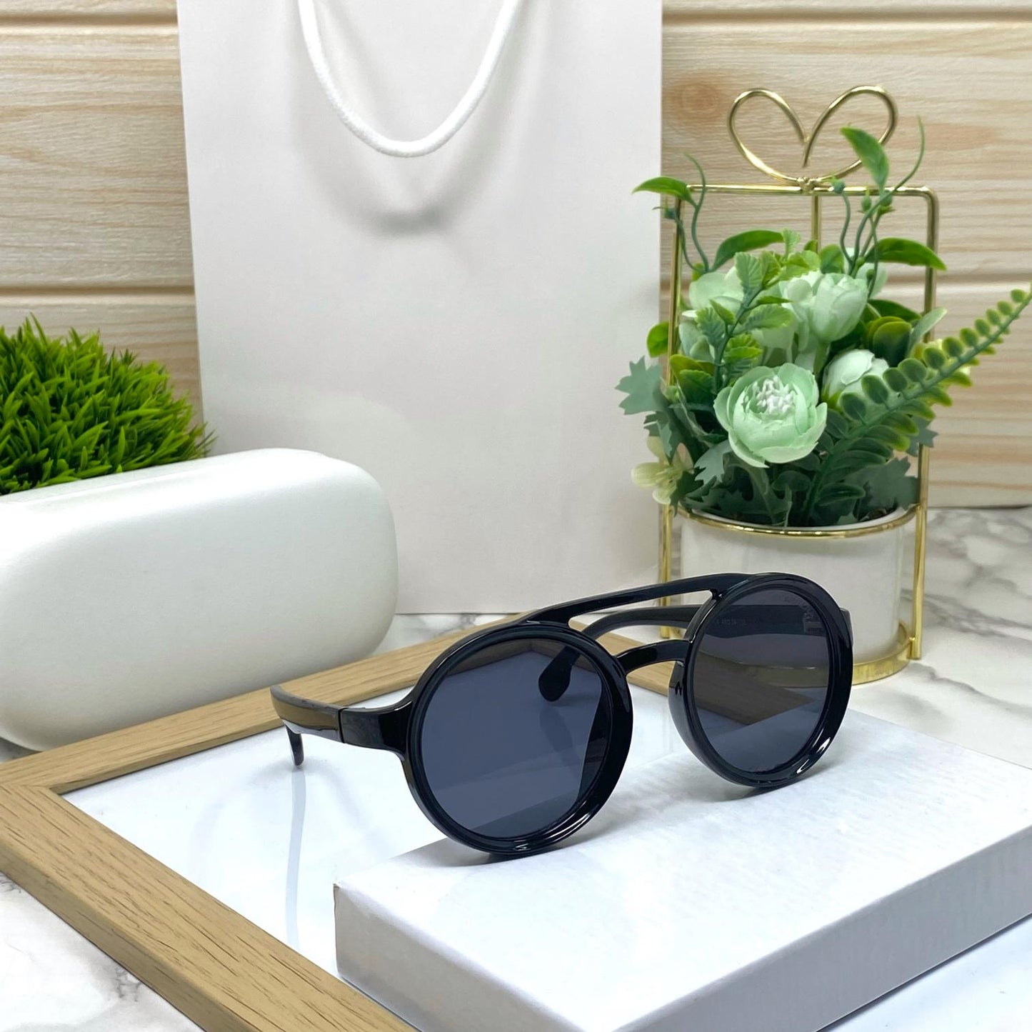 Vintage Small Round Sunglasses For Men And Women-SunglassesCraft