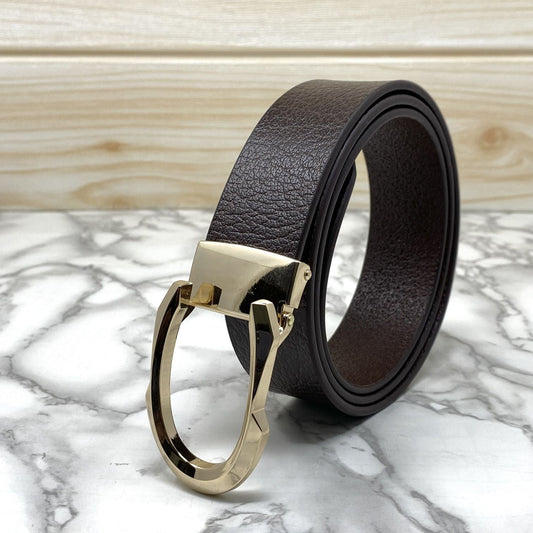 Signature C Logo Leather Belt For Unisex-SunglassesCraft