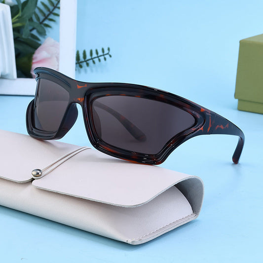 Women's Round Frame Fashion Sunglasses – High-End UV Protection Shades