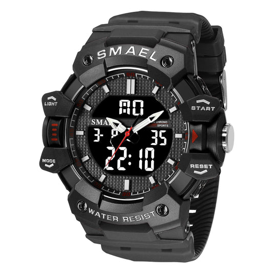 SMAEL Analog Digital Waterproof Sports Watch For Men 8080