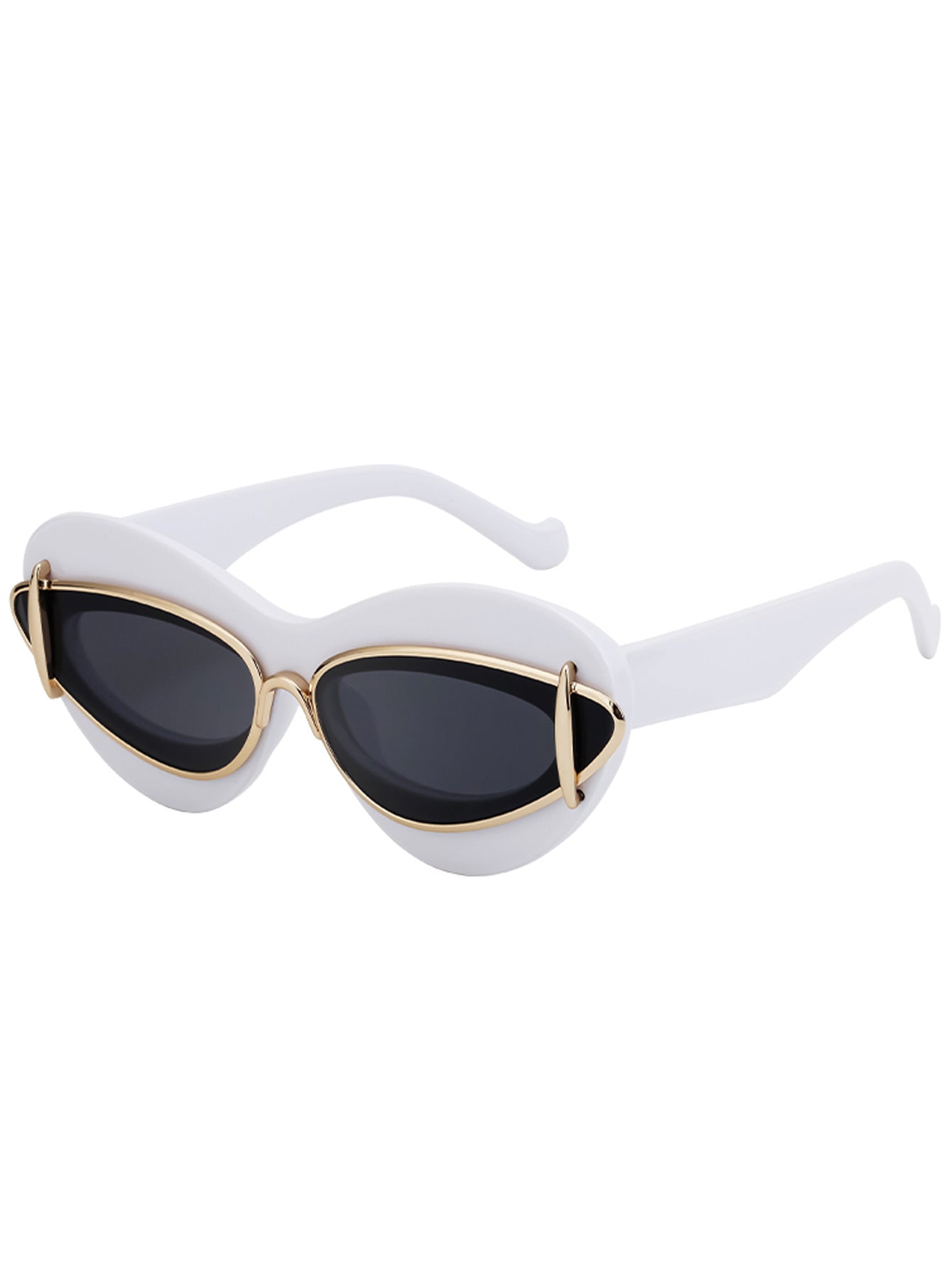 Trendy Y2K Cat-Eye Sunglasses – Stylish Small-Frame Shades with UV Protection