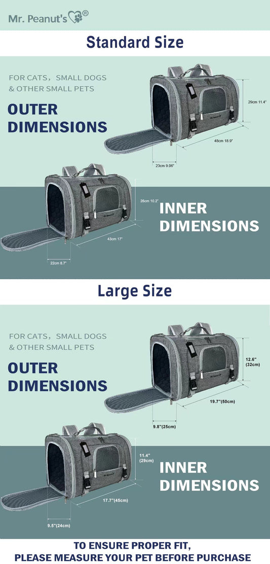 Monterey Series Backpack Airline Compliant Pet Carrier