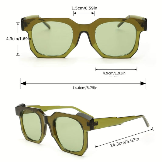 Men’s Stylish Square Glasses – Fashionable Eyewear for Daily Wear