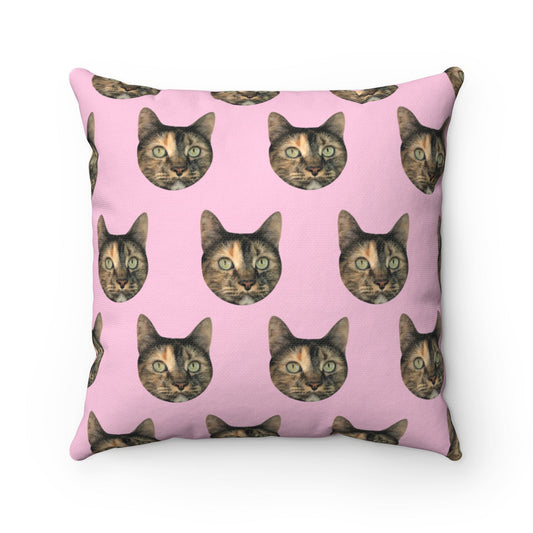 Custom Print Your Cat Toss Pillow Cover