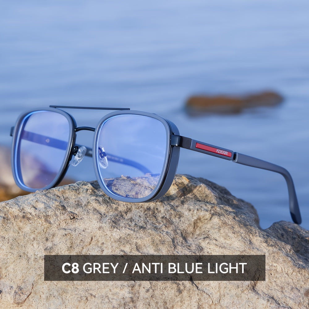 KDEAM Retro Round Fashion Glasses – Blue Light Blocking & Stylish