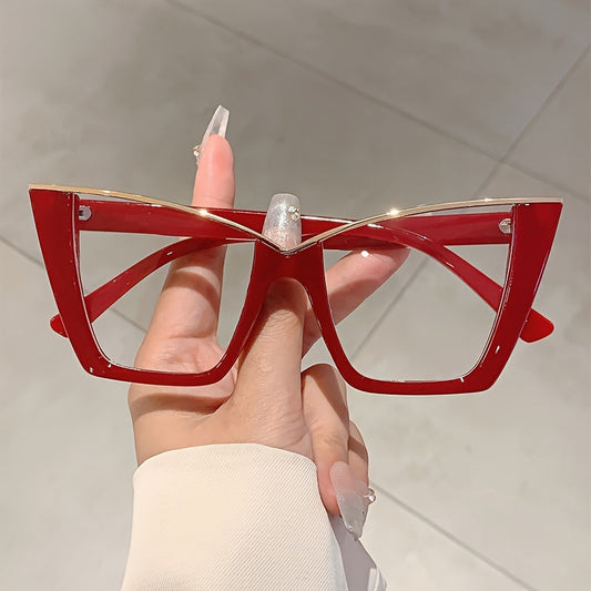 Fashion Cat Eye Glasses for Women – Chic Non-Prescription Eyewear