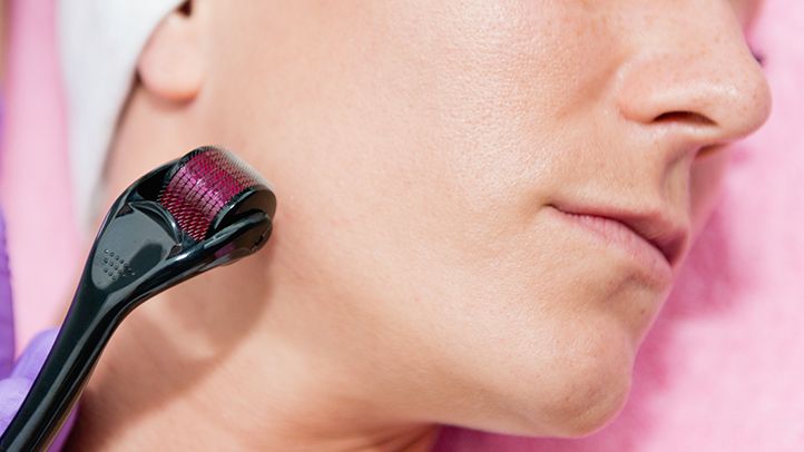 Derma Roller Anti Ageing and Facial Scrubs & Polishes Scar Removal Hair Regrowth