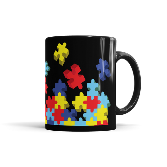 Autism Puzzle Pieces Mug