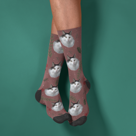 Custom Print Your Cat Socks