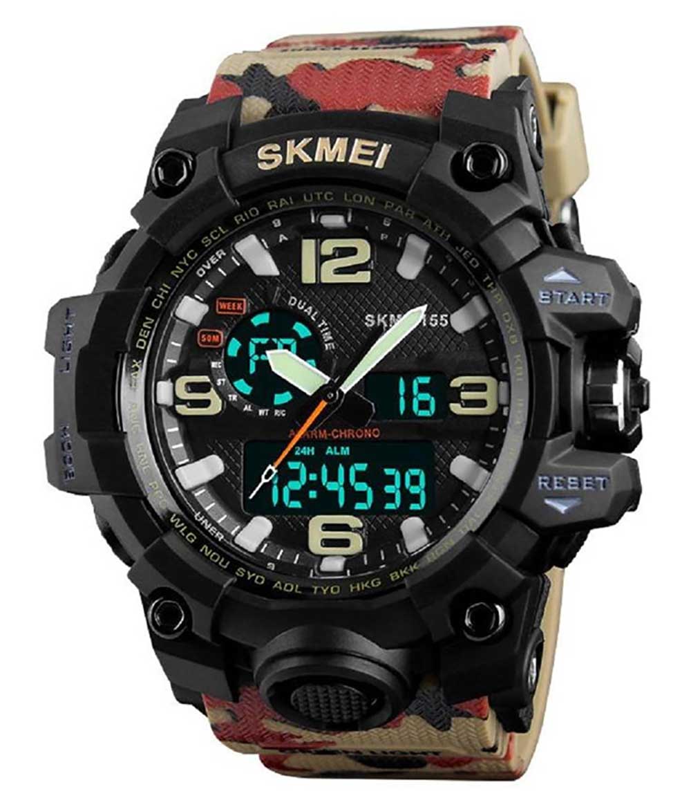 1155 Analog Digital Wrist watch For Men, Boys