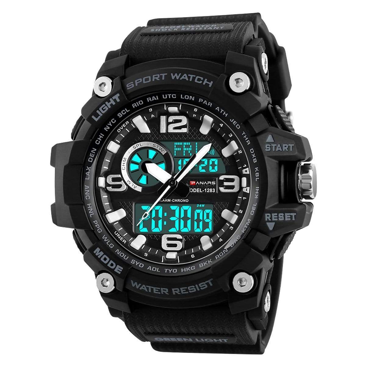 1283 Analog Digital Sports watch for Men Black