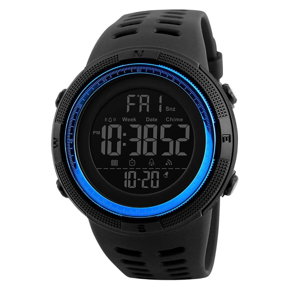 Skmei 1251 Original Digital Waterproof Sports Watch for Men Blue