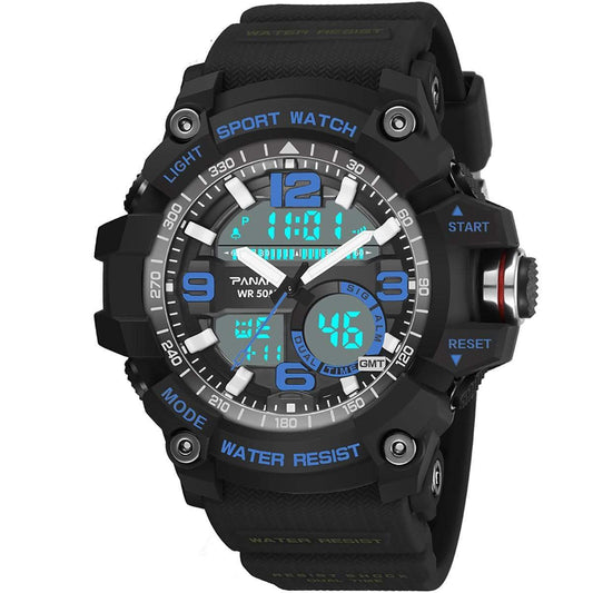 Panars 8010 Analog Digital Round Sports watch for Men