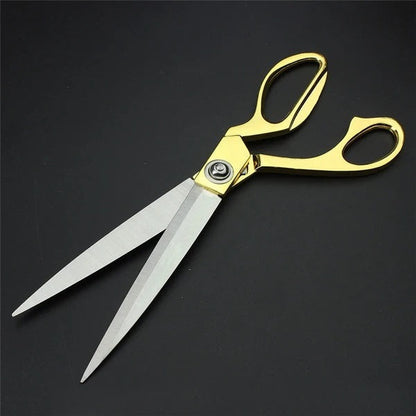 Stainless Steel Tailoring Scissor Sharp Cloth Cutting for Professionals (8.5inch) (Golden)