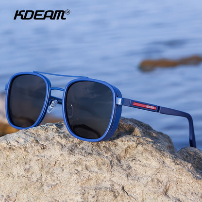 KDEAM Retro Round Fashion Glasses – Blue Light Blocking & Stylish