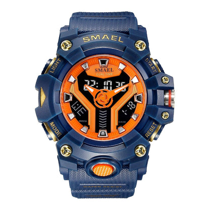 SMAEL 8075 Men's Analog Digital Waterproof Outdoor Multifunctional Watch For men