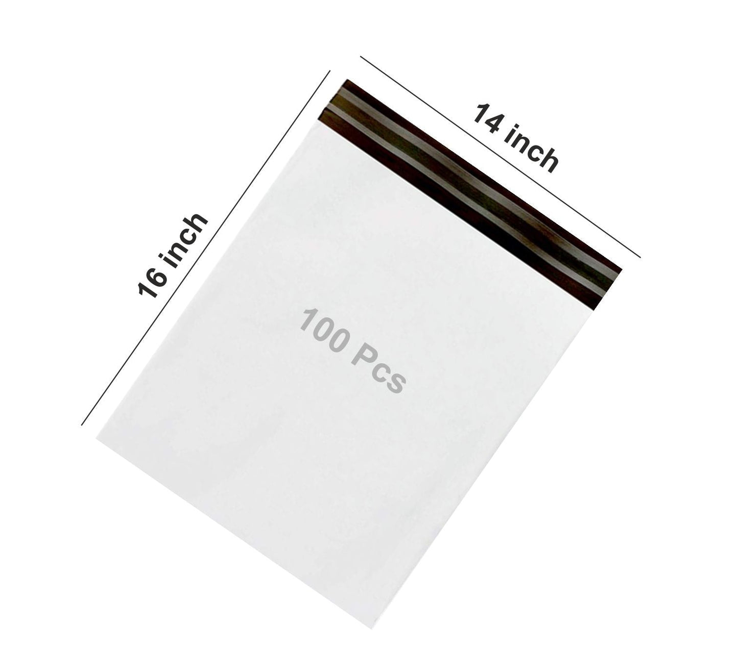 POD pouch Secure Tamper Proof Courier Bags,100 pcs (14 x 16 Inch) 