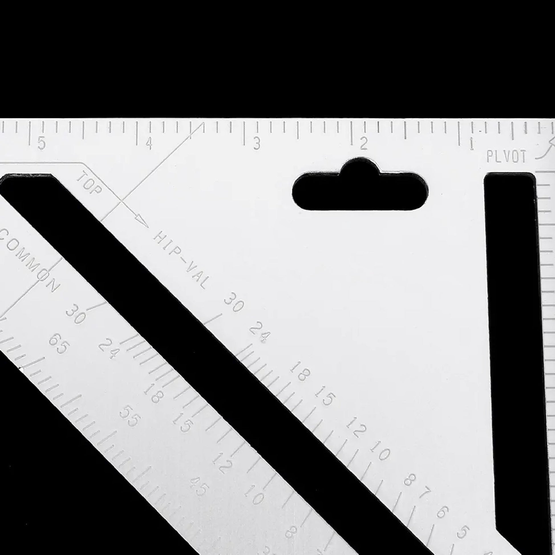 Double Side Scale Triangle Measurement Hand Tool