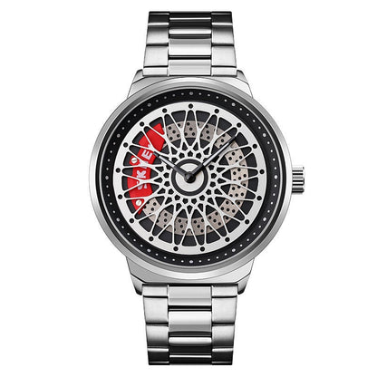 Skmei Hollow Rotating Gyro Spinning Quartz watch For Men 9217 Original