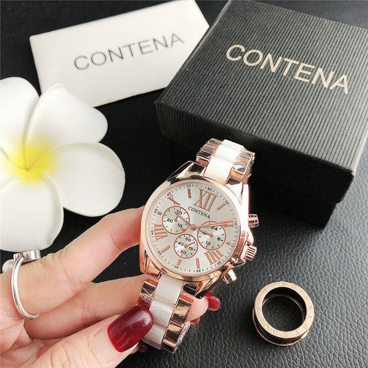 Women's Quartz Business Watch – Minimalist Korean-Style Dial