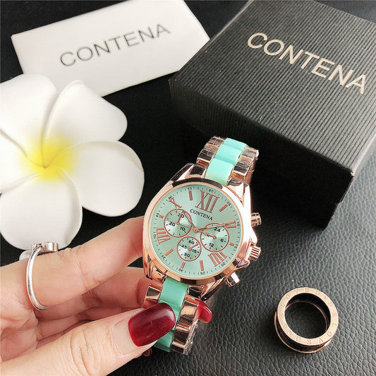 Women's Quartz Business Watch – Minimalist Korean-Style Dial