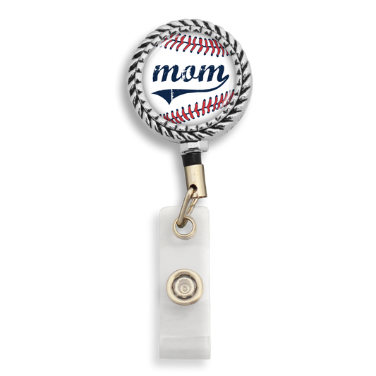 Baseball Mom Badge Reel