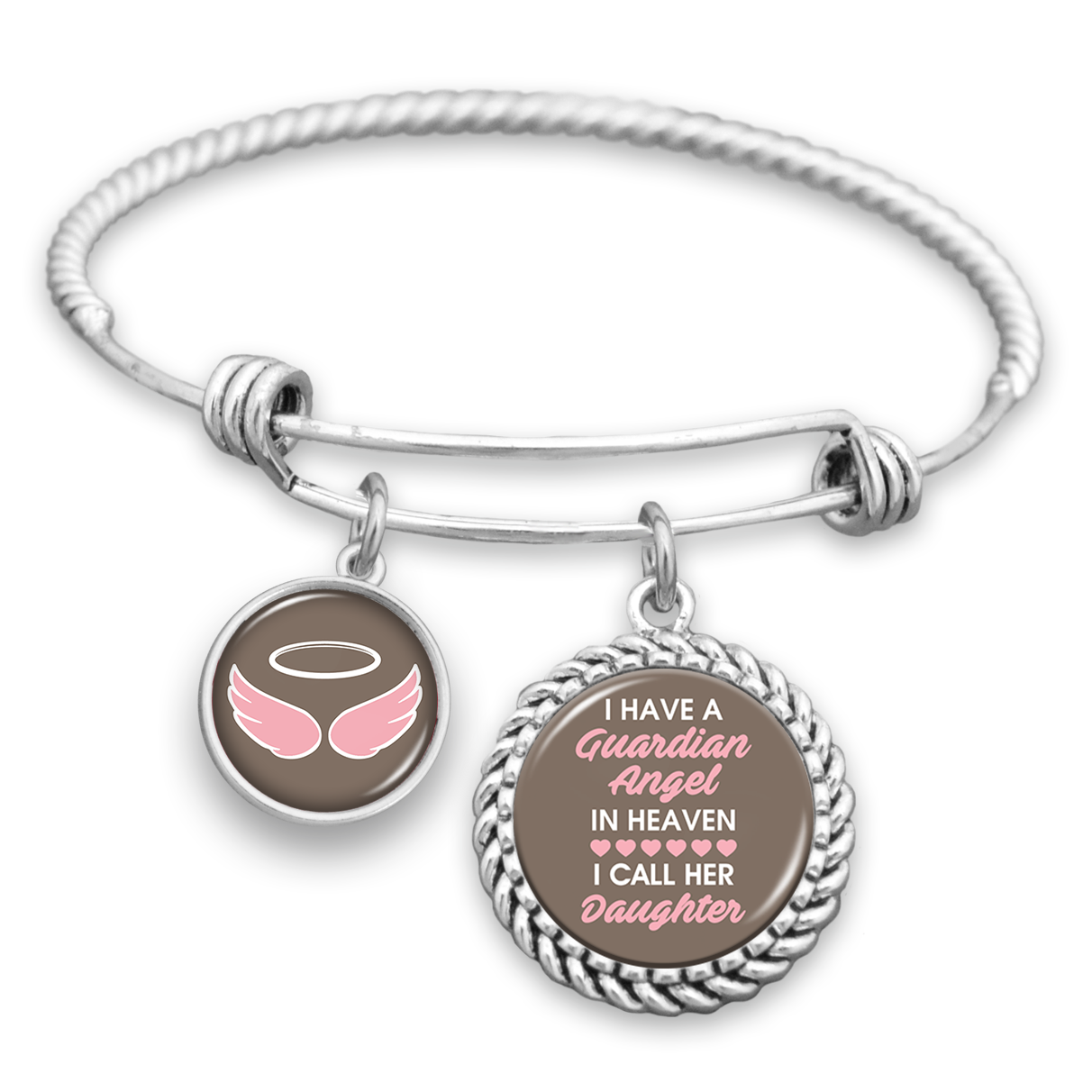 Angel In Heaven Daughter Charm Bracelet