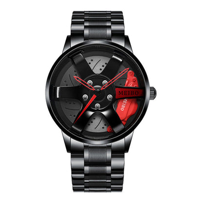 MEIBO Car Wheel Rim Hub Quartz Watch For Men