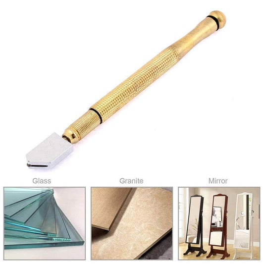 Metal Glass Cutter, Gold 