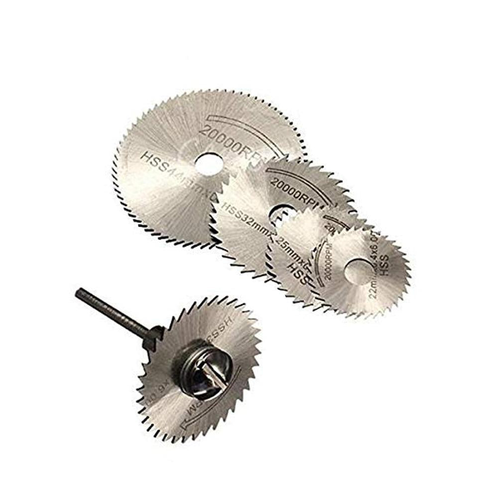 '-6pcs Metal HSS Circular Saw Blade Set Cutting Discs for Rotary Tool