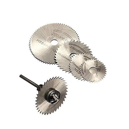 '-6pcs Metal HSS Circular Saw Blade Set Cutting Discs for Rotary Tool