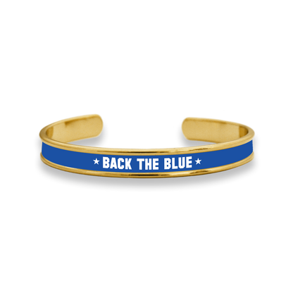 Back The Blue Cuff Bracelet