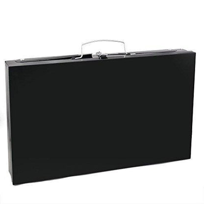 Stainless Steel Briefcase Style Barbecue Grill Toaster (Medium, Black) 