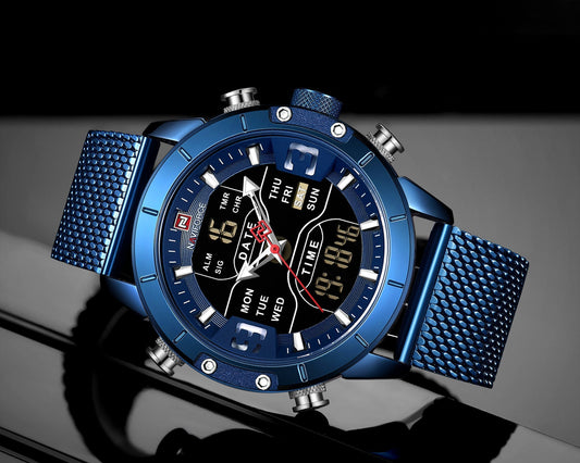 Naviforce Analog Digital Sports watch For Men 9153